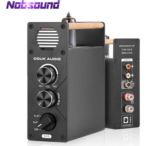 Nobsound Mono Channel Vacuum Tube Amplifier HiFi Subwoofer / Full-frequency Power Amp Stereo Desktop Audio Amp
