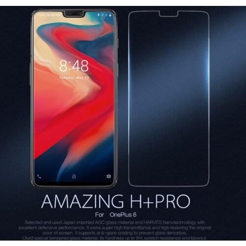 Oneplus 6 glass film Nillkin H+PRO 2.5D Screen Protector protective safety glass for oneplus 6 oneplus6