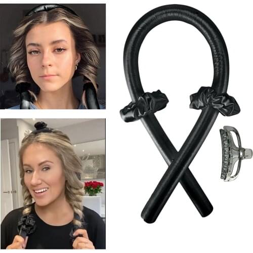 Sleeping Heatless Curling Rod Headband Lazy Curler Set Women Soft Wave Tools Silk Ribbon Heatless Curls Headband Sausage