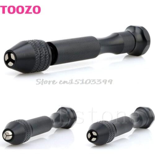 0.3-3.2mm Mini Manual Aluminum Hand Drill Chuck Twsit Micro Drill Bit Tool