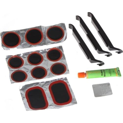 SAHOO Plastic Box with Tools Bicycle Tools Tyre Tube Puncture Repair Kit