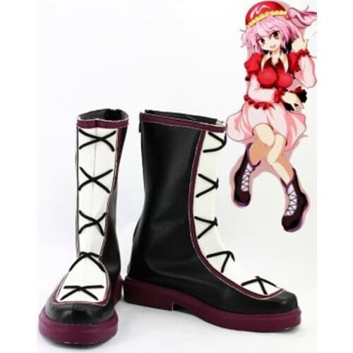 Touhou Project Mitori Kawashiro Cosplay Boots Shoes Anime Party Cosplay Boots Custom Made for Adult Women Shoes