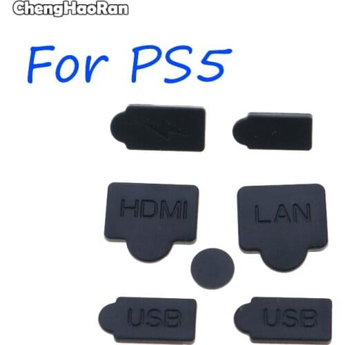 ChengHaoRan 100 UDS For Ps5 7uds silicone dust cover USB interface dust cover console accessories