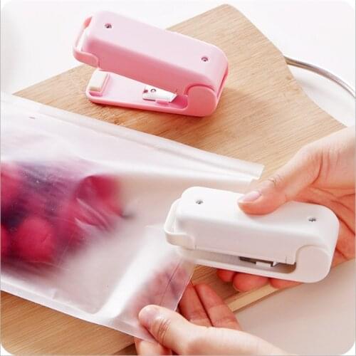Free Shipping Vacuum Food Sealer Mini Portable Heat Sealing Machine Impulse Bag Sealer Seal Machine Plastic Bags Sealing Tools