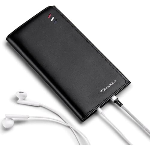 High grade leather mobile phone bag, lightweight wallet, multi-function card holder, fashionable pocket card cover