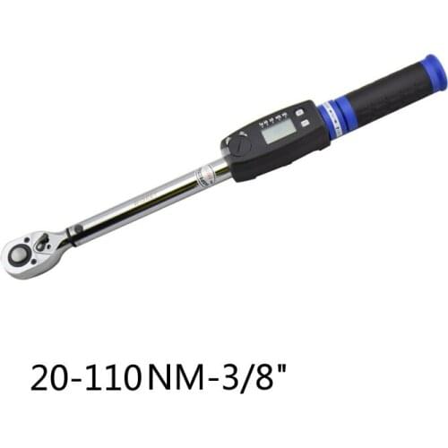 High precesion digital preset torque wrench 20-110NM 3/8" Ratchet Wrench Adjustable torque spanner CSC-110 torsion test wrench
