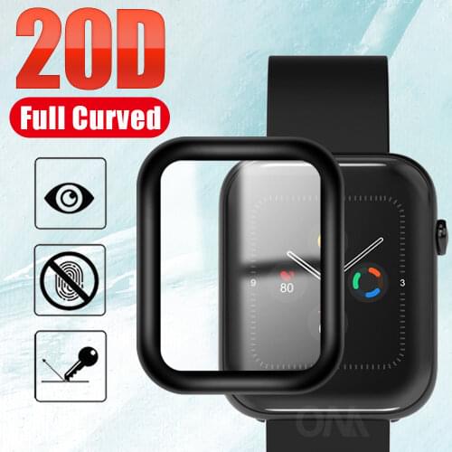 20D Curved Edge Full Coverage Soft Protective Film Cover For Ticwatch Tic watch GTH Screen Protector (Not Glass
