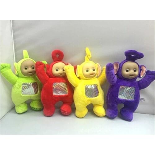 4pcs/set 27CM Free Shipping Toys & Hobbies Stuffed Dolls original Teletubbies Vivid Dolls High Quality Hot Selling Plush Toys