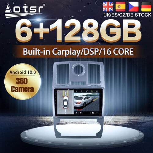 Android 10 128G For Chrysler 300C 1 2004 - 2011 Car GPS Navigation Auto Radio Stereo Video Multimedia Player HeadUnit No 2din