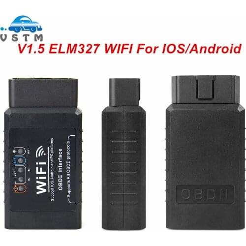2021 Newest ELM 327 V1.5 OBD2 WIFI USB ScannerOBD 2 OBD2 Car Diagnostic Tool elm327 v1.5 obd Scanner for Android/IOS