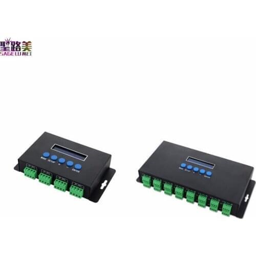 BC-204 BC-216 DC5V-24V Artnet Eternet to SPI/DMX pixel led light controller Output 4 channels 16 channels For 2811 2812 2801