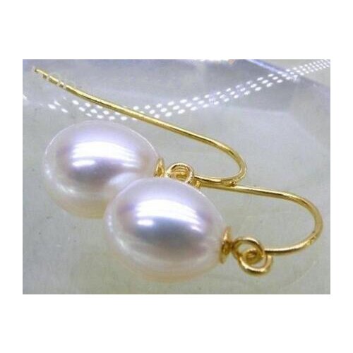 Free shipping>>>>noble jewelry Genuine AAA+++ 11*10mm white drop akoya pearl dangle earring 14k gift