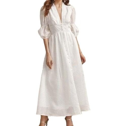 Белые летние платья BHIGJYT China At AliExpress