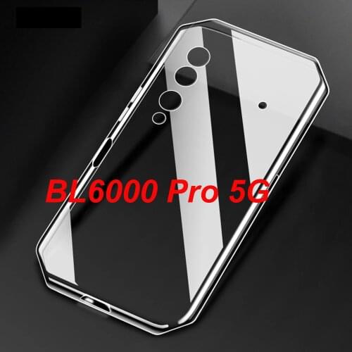 For Blackview BL6000 Pro 5G Case Silicon Cover Soft TPU Matte Telefone Protector Black Shell BL6000 Glass Back Cover Bumper Capa