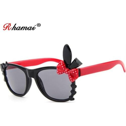 RHAMAI 2018 New Children Sunglasses Kids Designer Shades For Girls Boys Goggle Baby Glasses Oculos Infantil