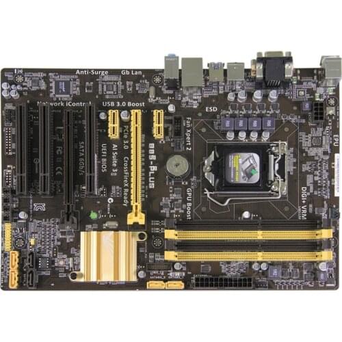 For Asus B85 PLUS Desktop Motherboard B85 LGA 1150 For Core i7 i5 i3 SATA3 USB3.0 Original Used Mainboard