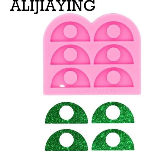 DY0444 Glossy Straw Topper Attachments Mould Silicone Resin Mold for Epoxy Jewelry DIY Crafts