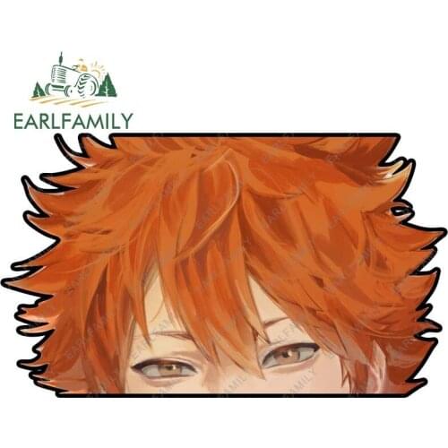EARLFAMILY 13cm x 7.7cm for Chainsaw Man Anime Car Stickers Motorcycle Decal Refrigerator Waterproof Sunscreen Graffiti Graphics