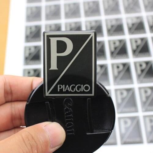 Epoxy resin domed logo sticker