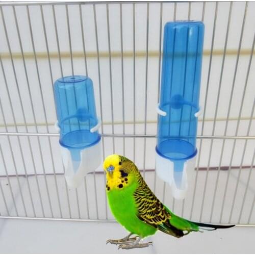 Parrot Feeder Automatic Water Drink Container Food Dispenser Cage Birds Supplies