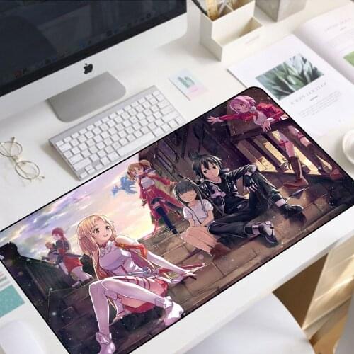 Anime Rgb Mouse Pad Xxl Gaming Player Desk Protection Pad Notebook Mini Pc Table Mat Device One Piece Wholesale Mousepad Xxl