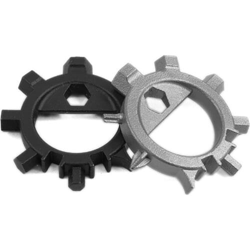 12-in-1 Multifunctional EDC topus Shape Repair Tool Portable Stainless Steel Screwdriver Bottle Opener Cycling Accessories