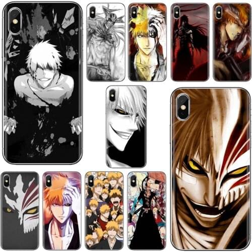Soft Cover Bag Janpan Anime Ichigo Kurosaki Bleach For LG G2 G3 G4 Mini G5 G6 G7 Q6 Q7 Q8 Q9 V10 V20 V30 X Power 2 3 Spirit