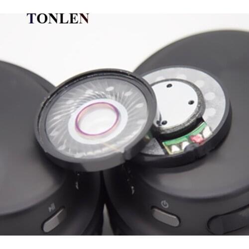 HIFI Headphone Speakers Accessories 40mm 32ohms woofer Headset Nonpaper Diaphragm DIY Bass Auriculares Speakers Unit 2pcs