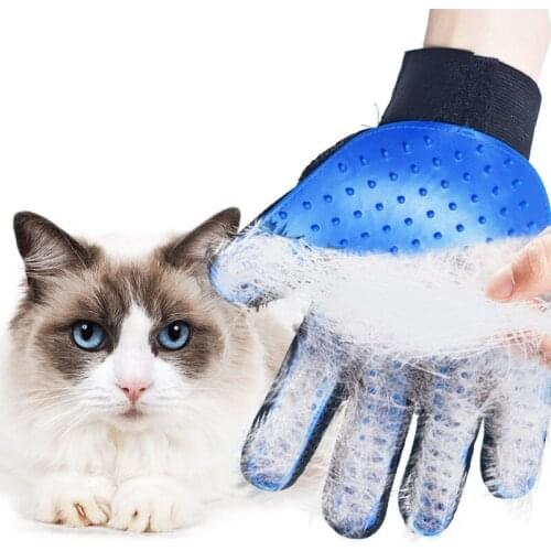 Cat grooming glove for cats wool glove Pet Hair Deshedding Brush Comb Glove For Pet Dog Cleaning Massage Glove For accessories
