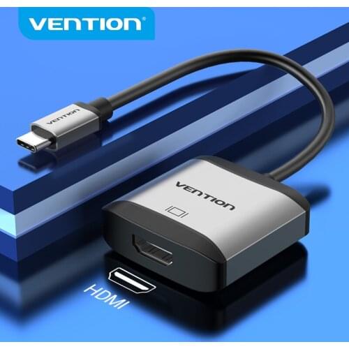 Vention USB C to HDMI Adapter 4K Type C to HDMI VGA Connector Cable for MacBook Pro Huawei Samsung USB Type C HDMI Converter new