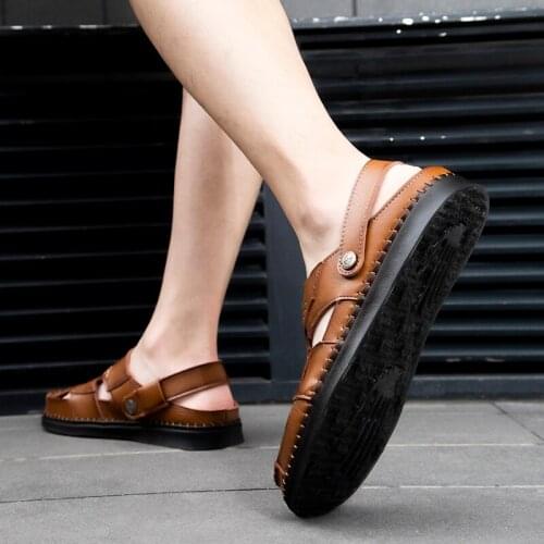 Beach transpirables sandles shoes masculino sandalias homme man summer hombre erkek sandalle outdoor zandalias couro mens men