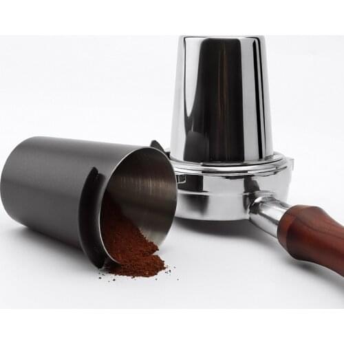 Support Dropshipping Stainless Steel Coffee Dosing Cup Powder Feeder Part for 58/54/51mm Espresso Machine Dosing Cup