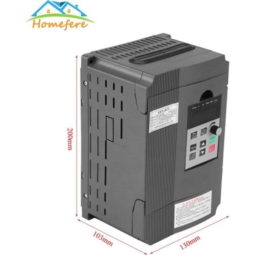 VFD Inverter 1.5KW/2.2KW/4KW Frequency Converter ZW-AT1 3P 220V Output Frequency Inverter Motor Low Frequency Inverter
