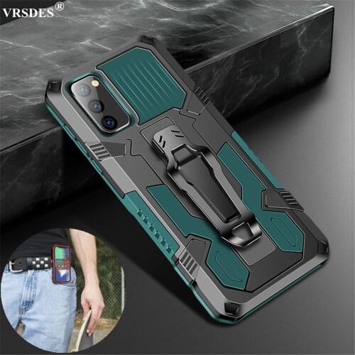 Shockproof Armor Case For Samsung Galaxy S20 FE Note 20 Ultra A51 A71 M51 A21s A31 A41 M31 M30 S Rugged Hybrid Stand Back Cover