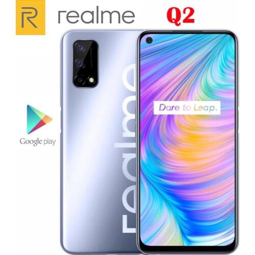 Official New Original Realme Q2 5G Smartphone Dimensity 800U Octa Core 6.5inch 120Hz 48MP Real Camera5000mAh 30W Dash Charge
