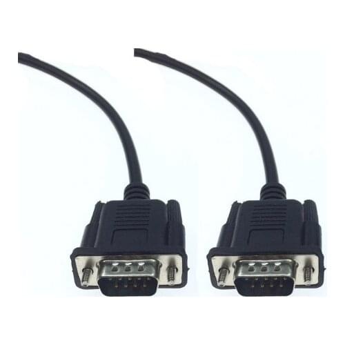 DB9 Male to Male Gold-plated Extension Cable Pure Copper Line RS232 9 Pin Serial Connector Wire COM Core with Double Shield
