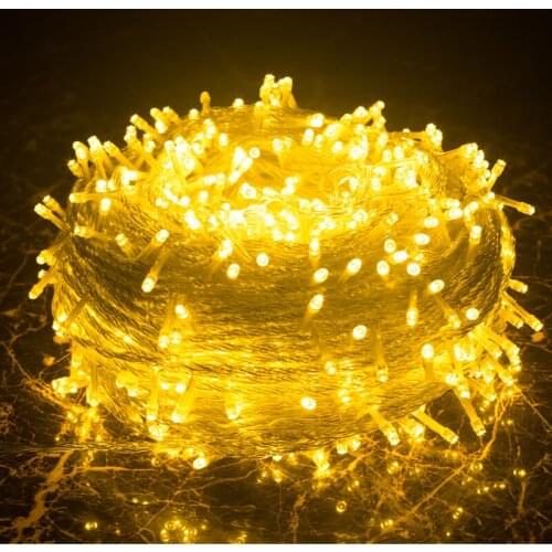 Outdoor Christmas Lights led string lights 100M 10M Xmas Decoracion 8 Modes Fairy Light Holiday Lighting Tree Garland 220V Lamp
