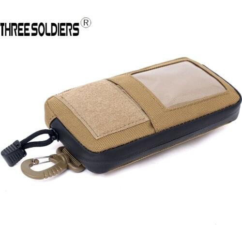 Outdoor Tactical waterproof Phone Bag MOLLE Army Pouch Hook Loop Belt Pouch 1000D Nylon Mobile Additional Package