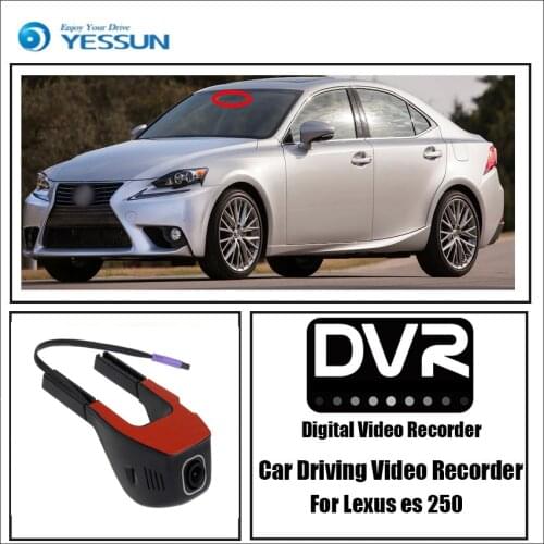 YESSUN Car Driving Video Recorder DVR Mini Control APP Wifi Camera Registrator Dash Cam Original Style for Lexus es 250