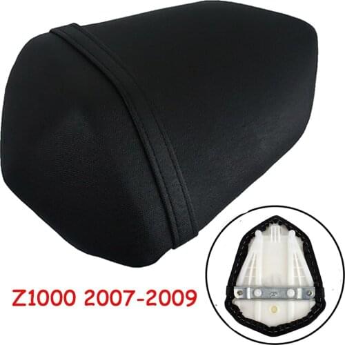 Motorcycle Rear Passenger Cushion Pillion Seat Pad Leather Seat Pillion For Kawasaki Z1000 Z 1000 2007-2009