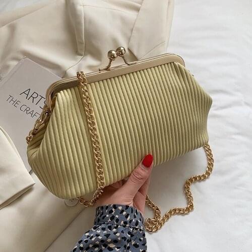 High Quality Women Small Pu Leather Shoulder Messenger Bag Designer Chain Crossbody Bags for Women Fashion Ladies Purse Handbags