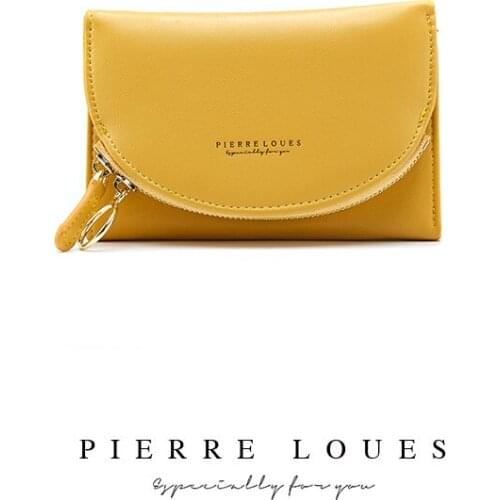 Ladies Fashion Cute Cartoon Wallet PU Leather High Quality Soft Portable Multi-Card Holder Multi-function Zipper Buckle Wallet