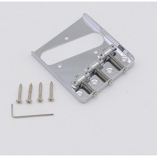 1 Set Chrome Vintage Fixed Electric Guitar Bridge for TL Electric Guitar KR(Origin)