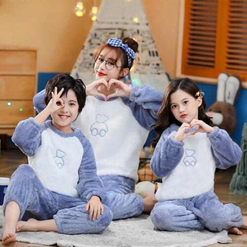 2021 Autumn Winter Family Matching Clothes New Warm Mom and Daughter Matching Clothes Mother Boy&girls Clothes Sets