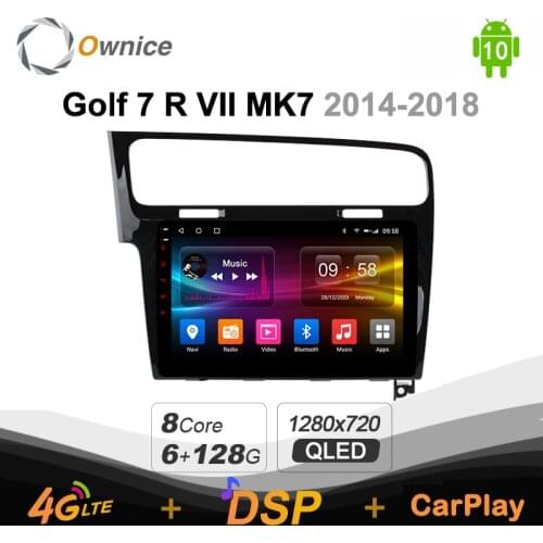 2din Ownice Car Radio Android 10.0 Carplay GPS MP5 10.1" Multimedia Car Video Player for Volkswagen Golf 7 R VII MK7 2014-2018