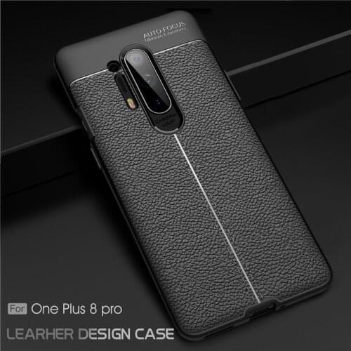 For Cover Onplus 8 Pro Case For Onplus 8 Pro Capas Shockproof Soft Bumper Luxury Leather Fundas Oneplus 3 5 6 7 T 8 Pro Cover