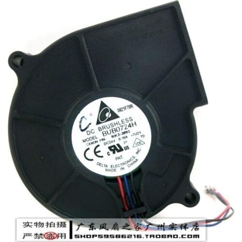 For Delta 7530 worm gear drum fan 24v 0.18a projector fan 80mm