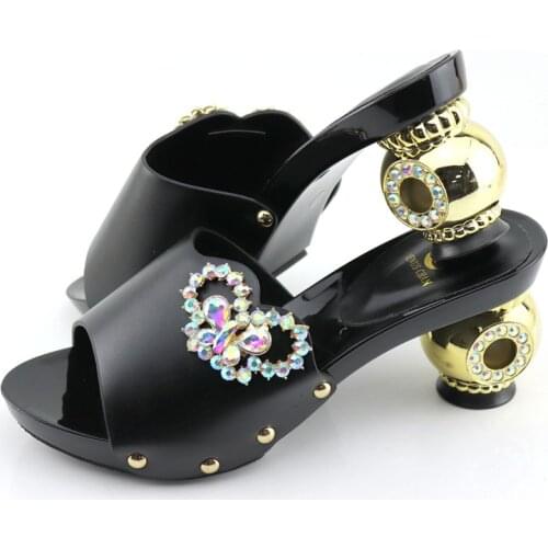 Doershow hoesale Elegant Womens Shoes Nice Looking African Sandals Shoes Free Shipping!! HWQ1-12