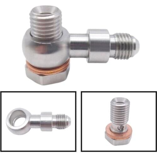 M12 x 1.5mm 4AN Turbo Oil Feed Banjo Bolt Kit For Volvo 740 850 TD04H TD04HL