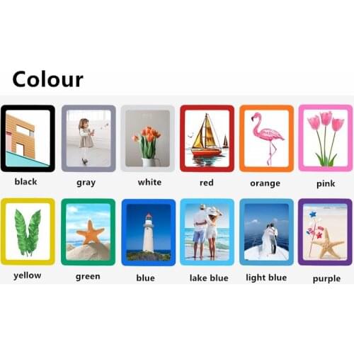 Colorful Magnetic Picture 7 inch 15.6*19.8cm Frames Fridge Magnets Photo frame Decoration Articles